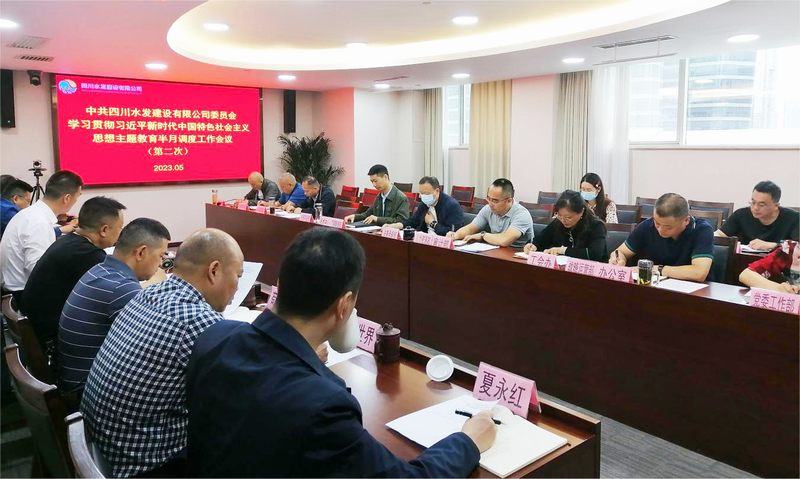 公司召開學(xué)習(xí)貫徹習(xí)近平新時(shí)代中國特色社會(huì)主義思想主題教育第二次調(diào)度工作會(huì)