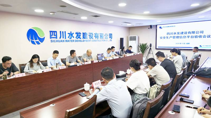 公司對安全生產管理信息平臺開展驗收